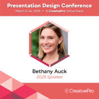 Bethany Auck Google Slides session at Creative Pro Presentation Conference