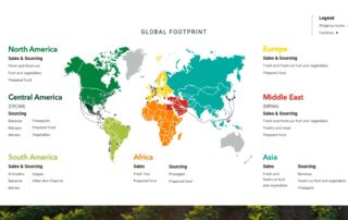 Investor Presentation Map of Global Network Slide