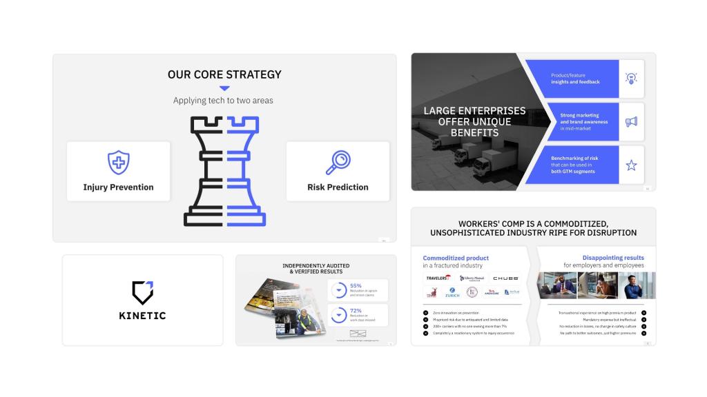 Tech Investor Deck Slide Grid