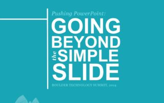 Pushing PowerPoint: Presentation by SlideRabbit