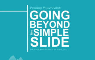 Pushing PowerPoint: Presentation by SlideRabbit
